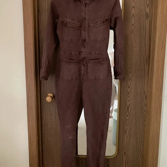 Free People Lennox Skinny Jumpsuit with Front Zipper - Picture 5 of 6